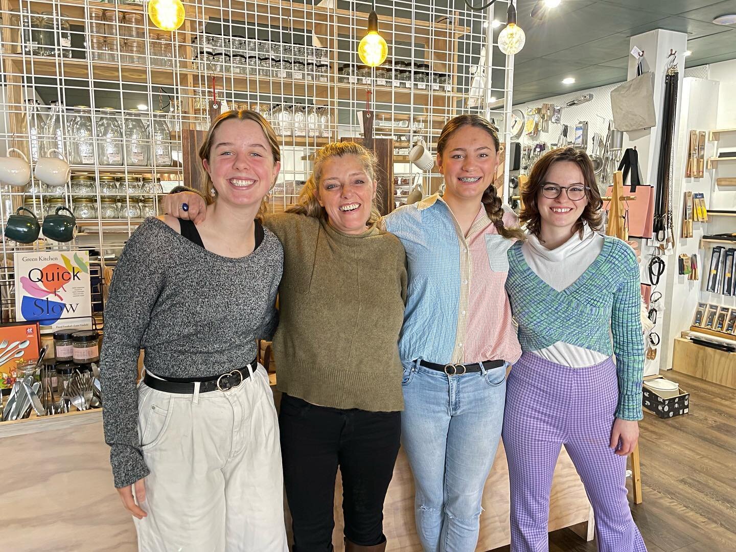 It takes a special team to make things happen. The lovely Elsie, Donna, Chloe and Pearl working hard to get everything ready for Father&rsquo;s Day. ❤️