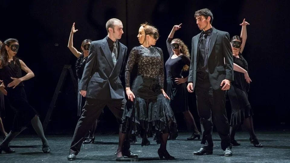 “Los Caprichos” in Flamenco on Fire at the Cowles Center for Dance Choreographed by Susana DiPalma April 2015 PC Bill Cameron