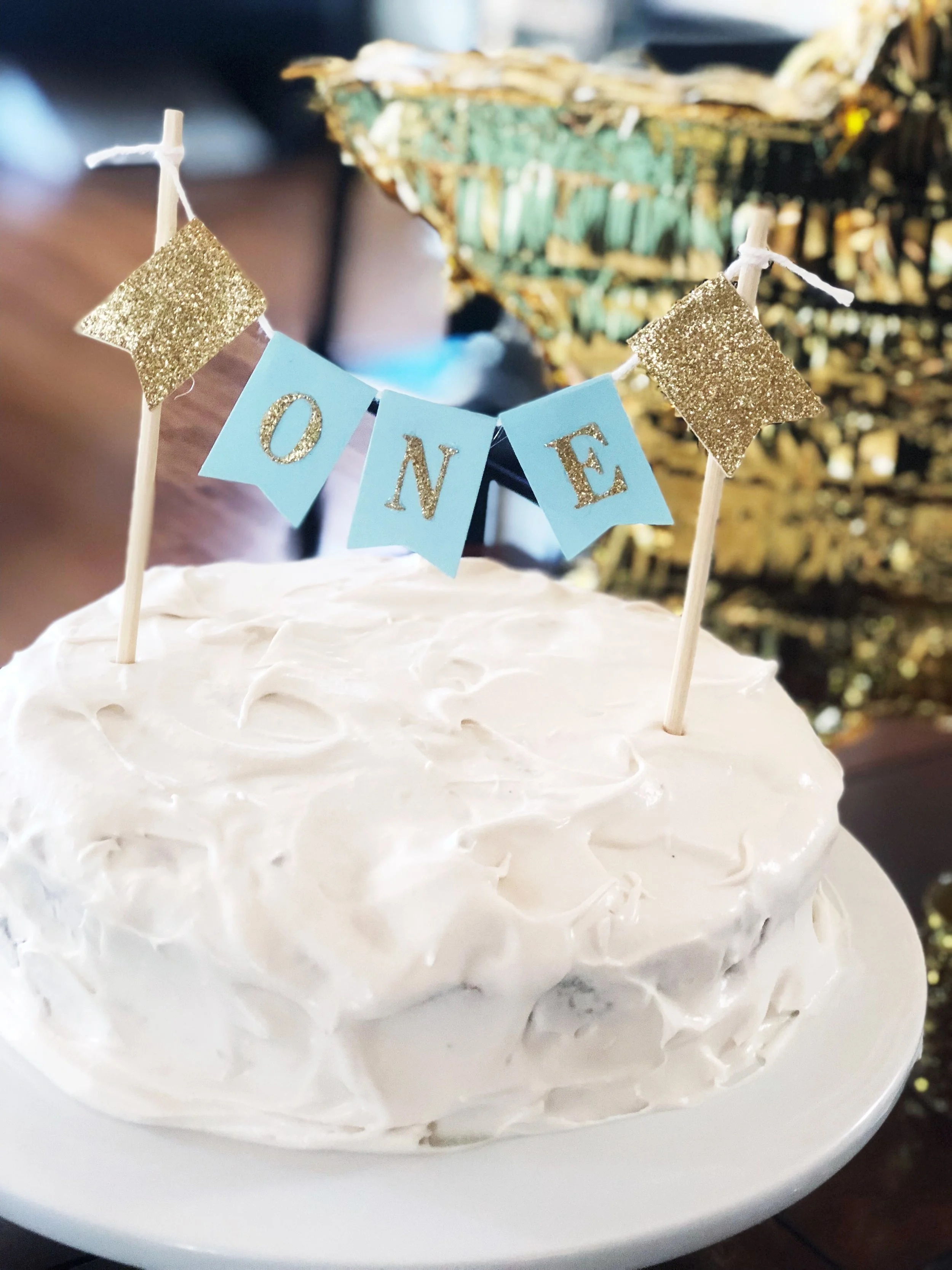 Paleo First Birthday Cake 