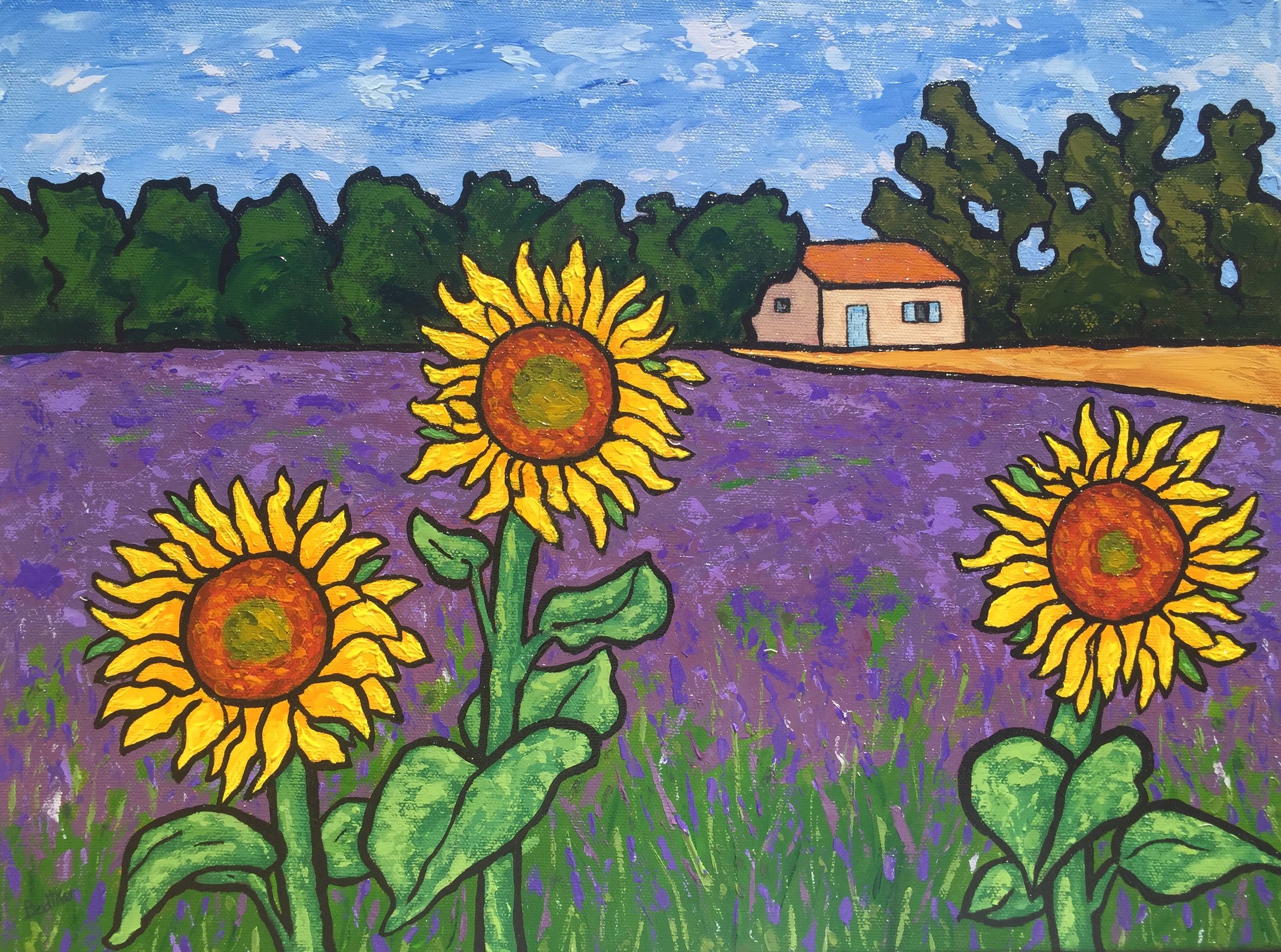 Found the Sunflowers and Lavender Combo Eric Bodtker.jpg