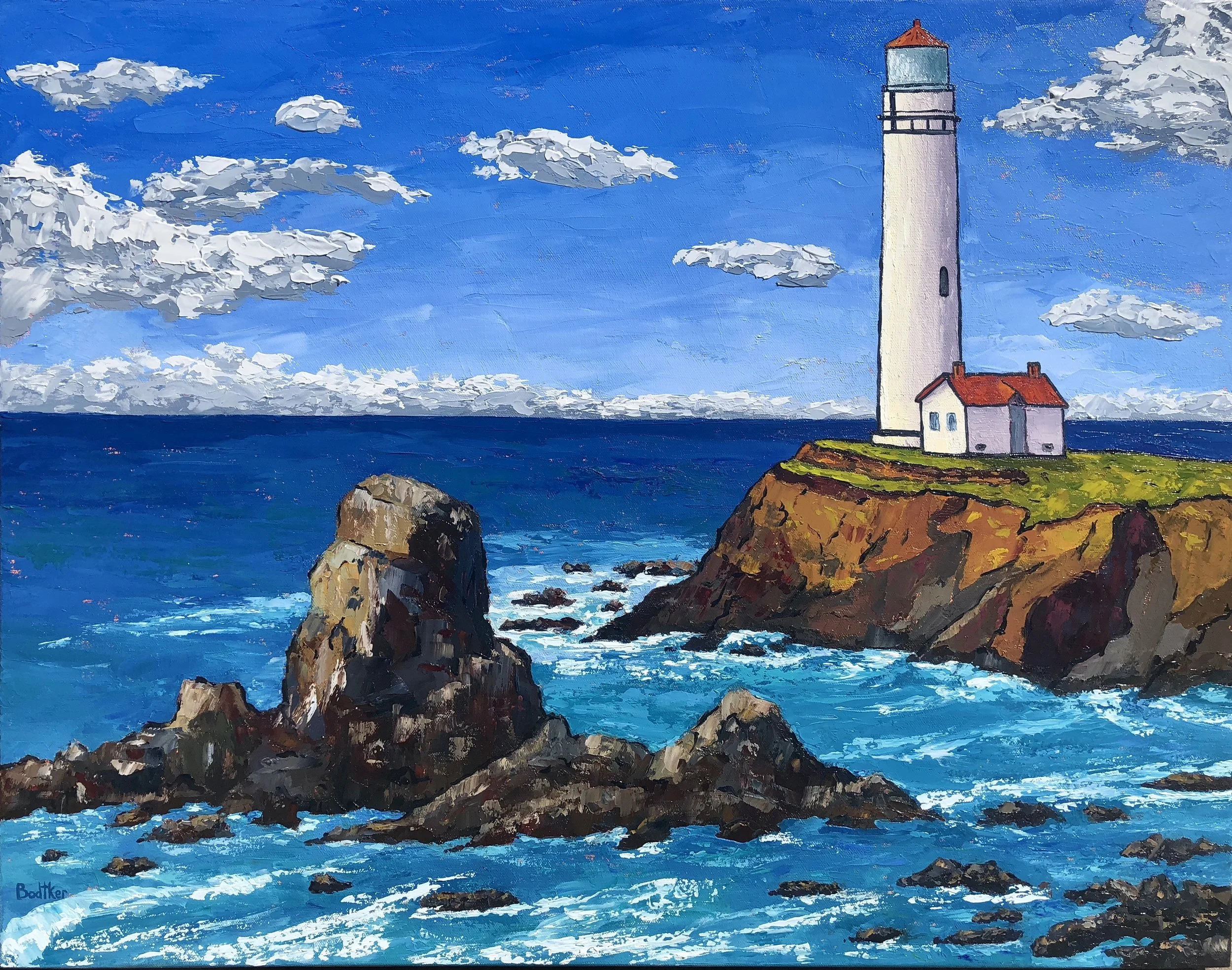 Pigeon Point Lighthouse - 28x22