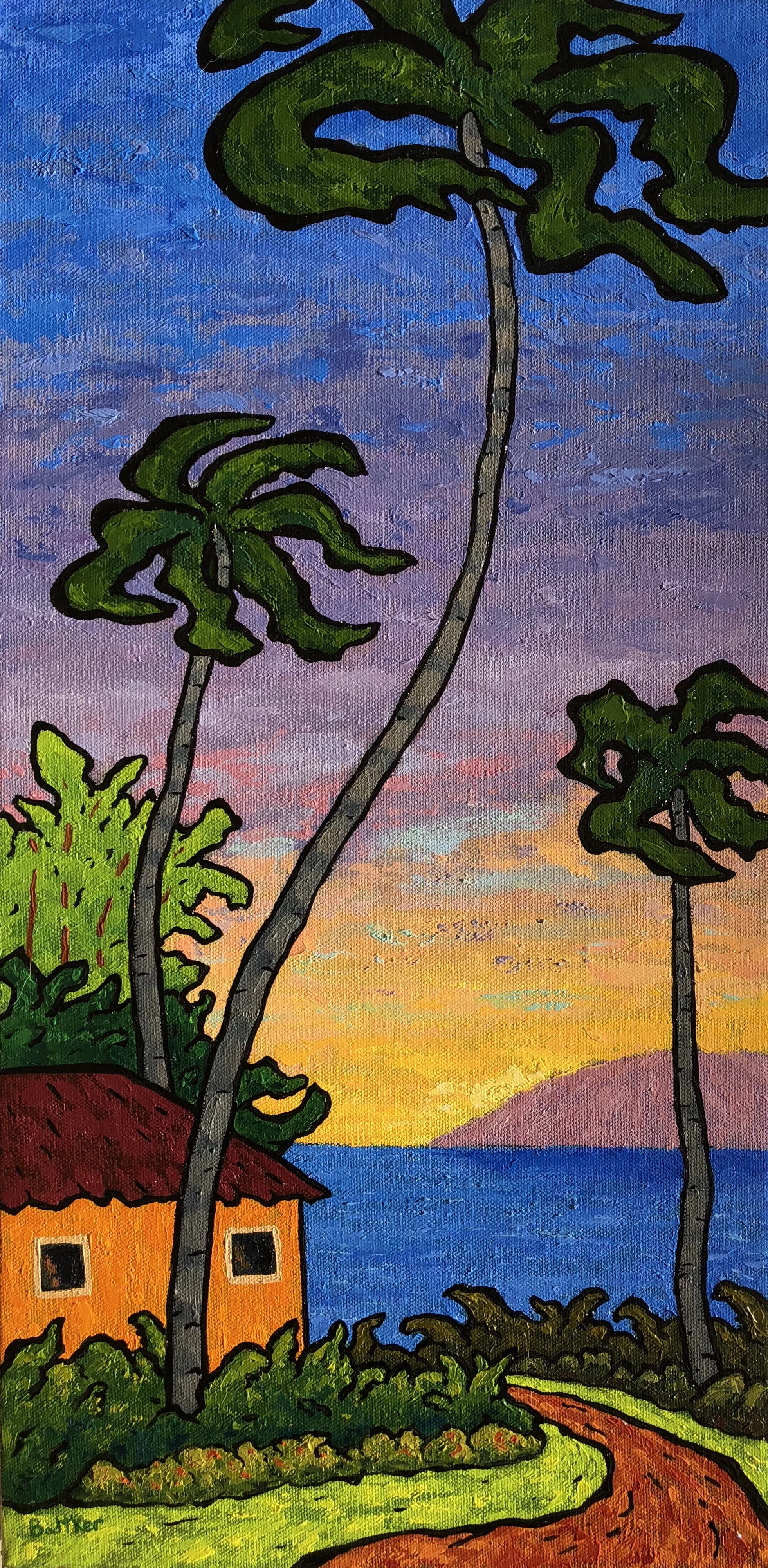 Maui Sunset - 12x24