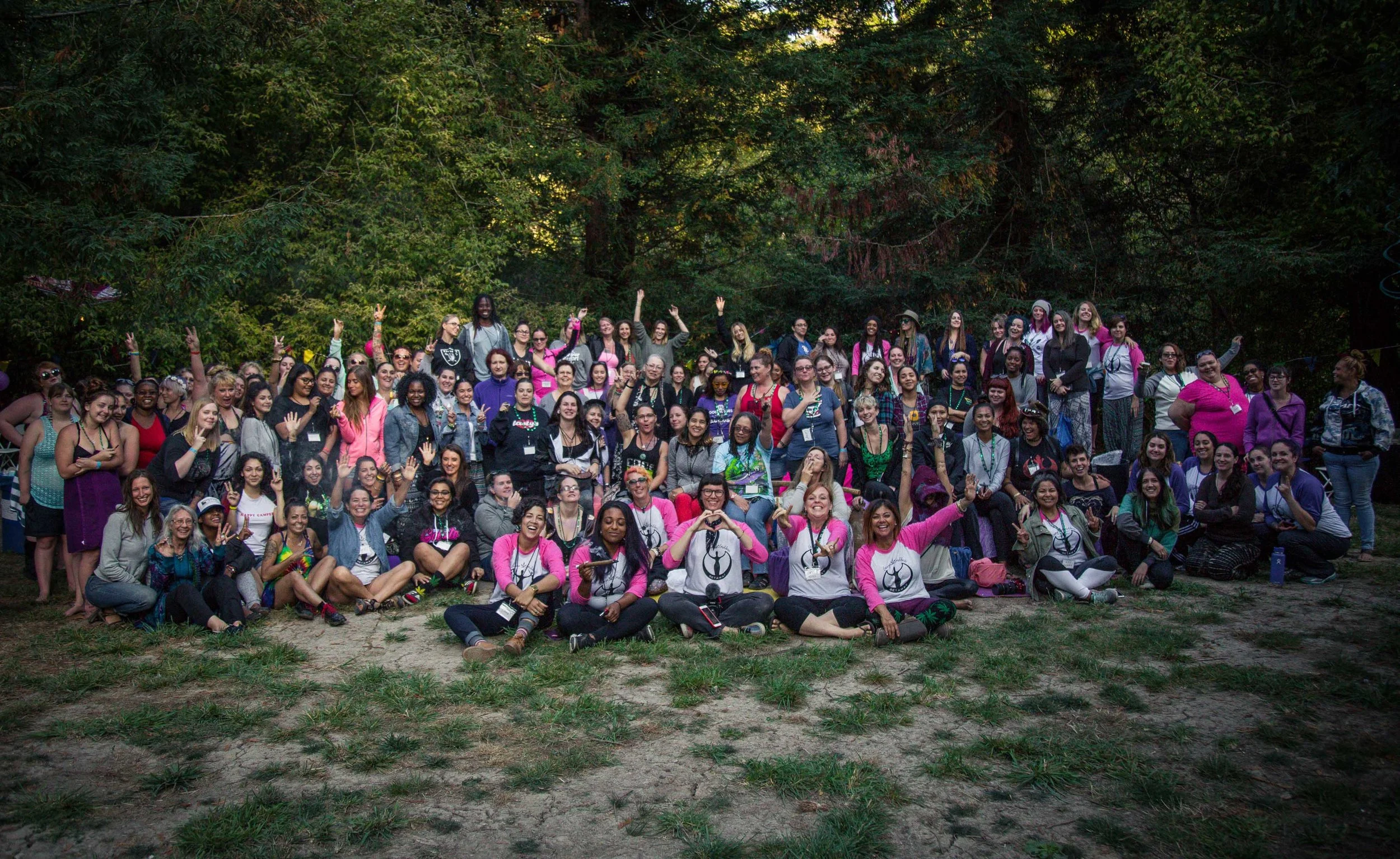 Group photo from the August 2017 Pescadero getaway. by Ciera Lagges
