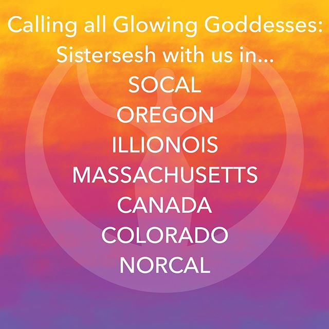 Are you a glowing goddess in one of our 2020 Tour locations?? If so, come sistersesh with us! Grab your cannabestie and glow away with us!! We can&rsquo;t wait to puff, puff, pass with you!! Tix for 2020 are now available!!! Link to register in bio!!