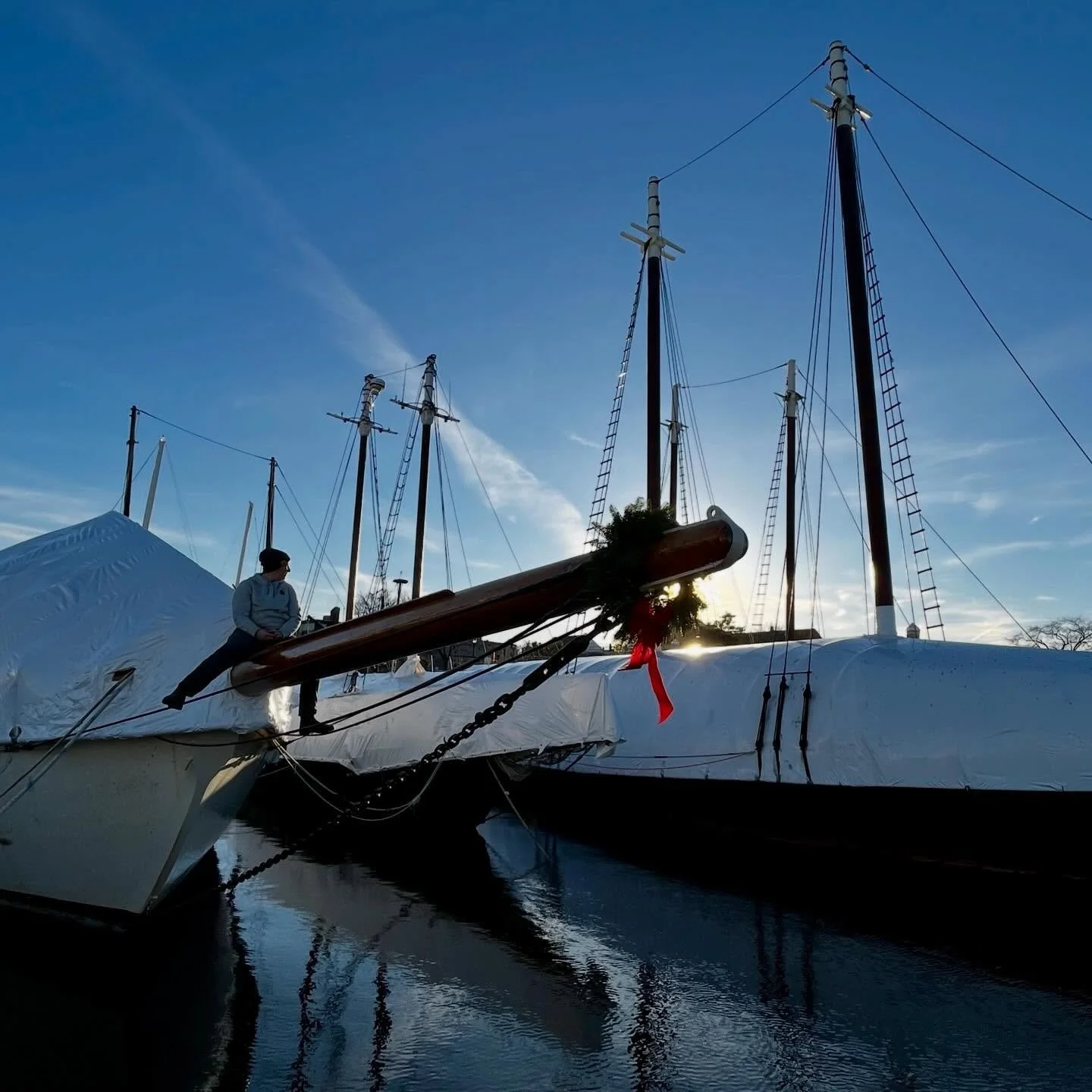 &ldquo;The boats had just settled down for a long winters nap&hellip;&rdquo;

From all of us at Schooner Ladona and the Windjammer Wharf, we are wishing you and yours a very Merry Christmas and Happy Holiday season!

Click the link in our bio to read