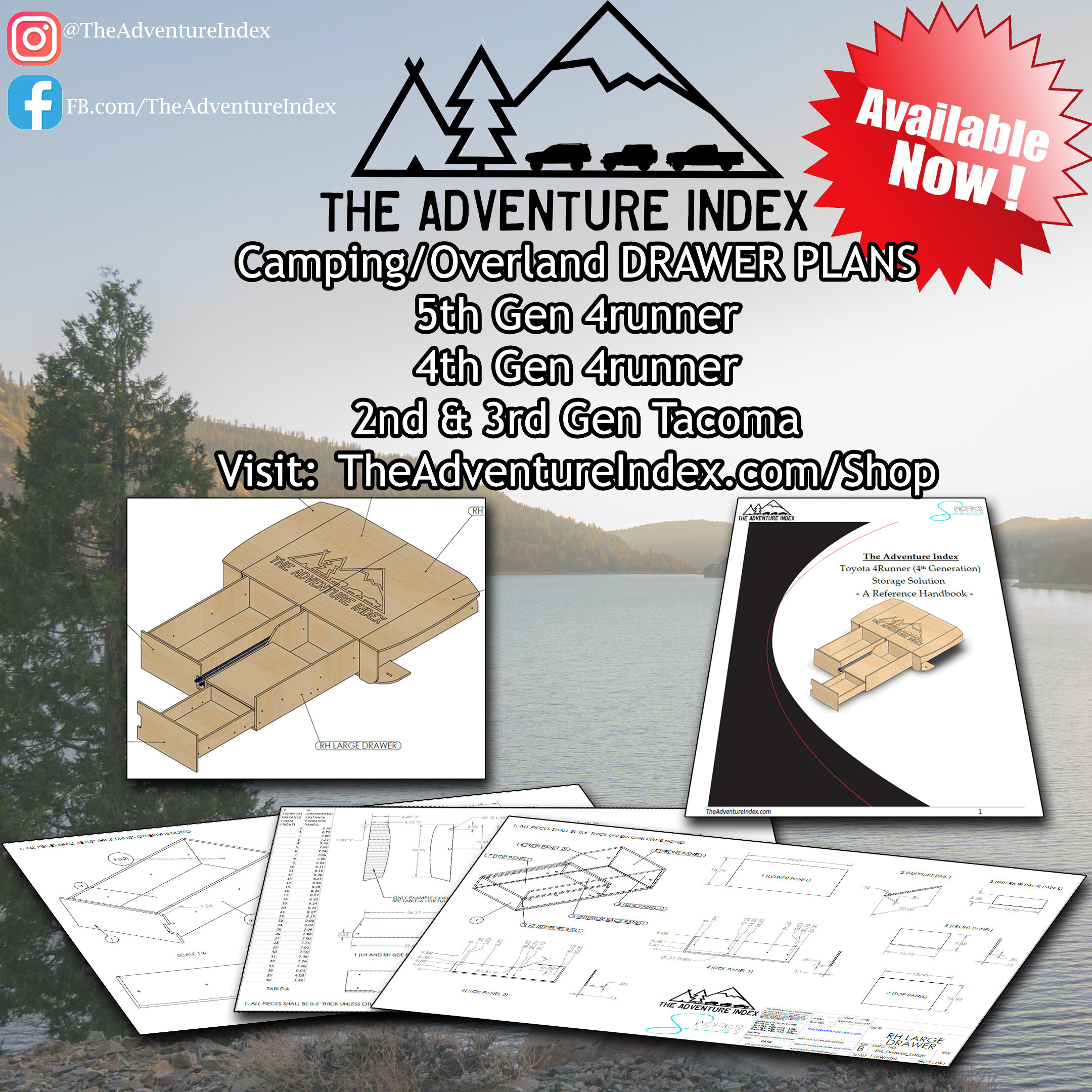 4th Gen Toyota 4Runner Modular Drawer Plans 