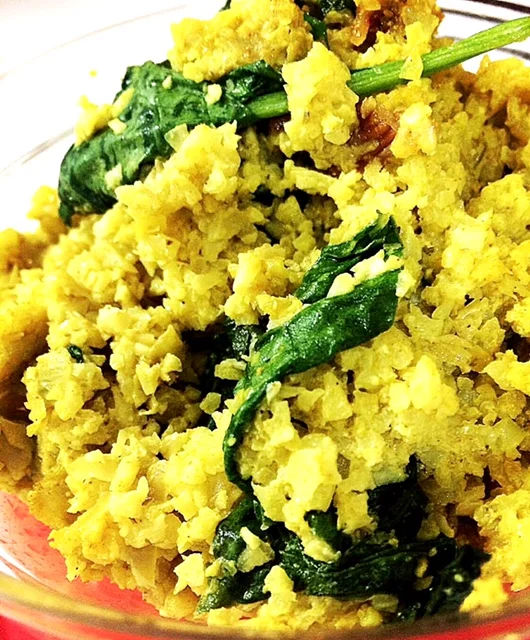 Curried Cauliflower Rice