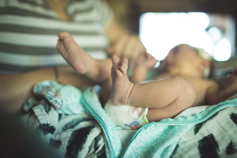 Details, Newborn baby toes