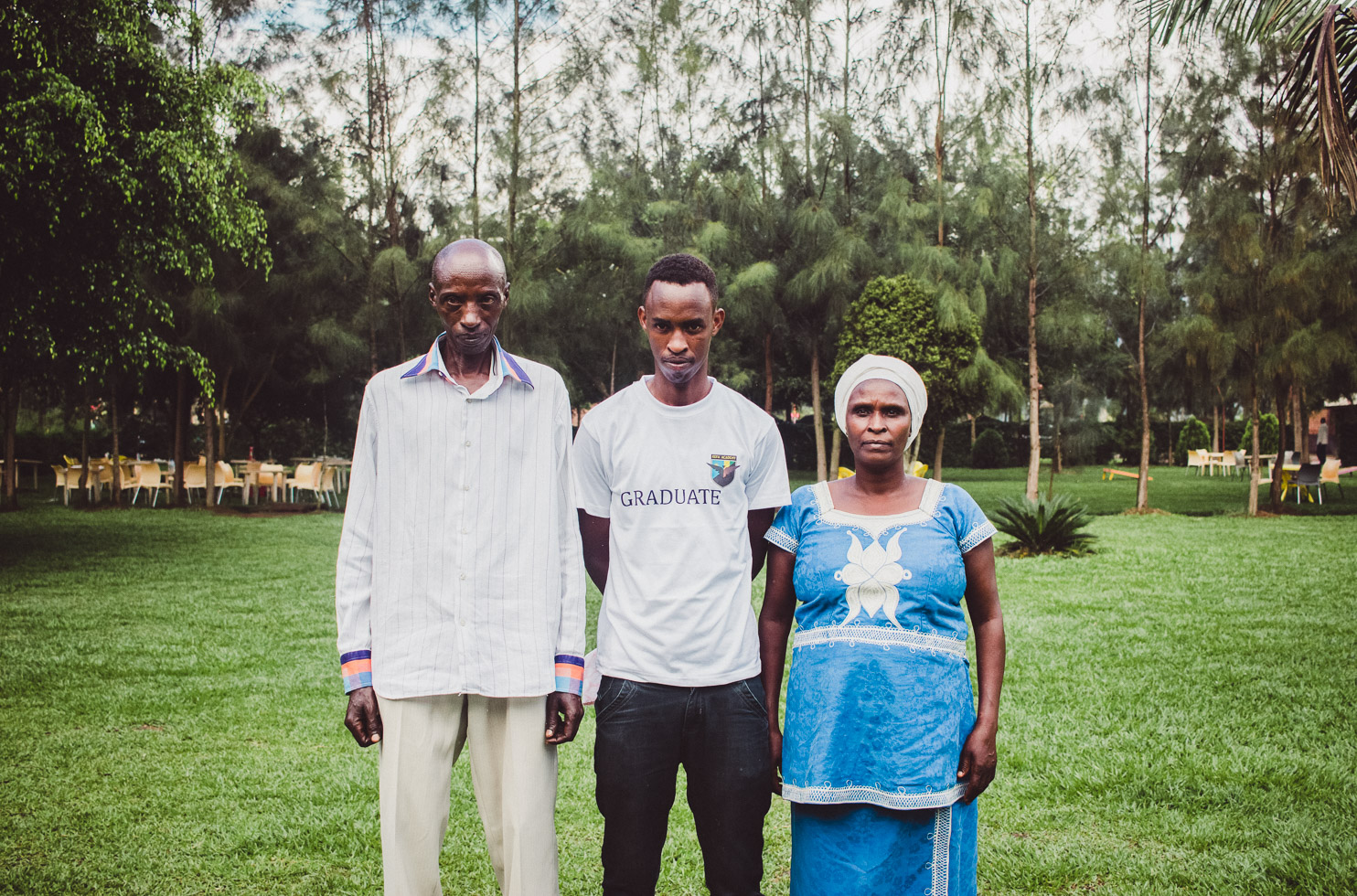 Portrait of family in Rwanda 