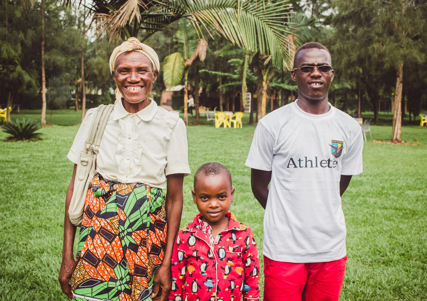 Portrait of family in Rwanda 