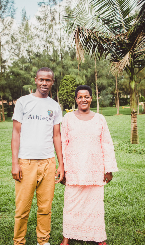 Portrait of Mother and son in Rwanda 