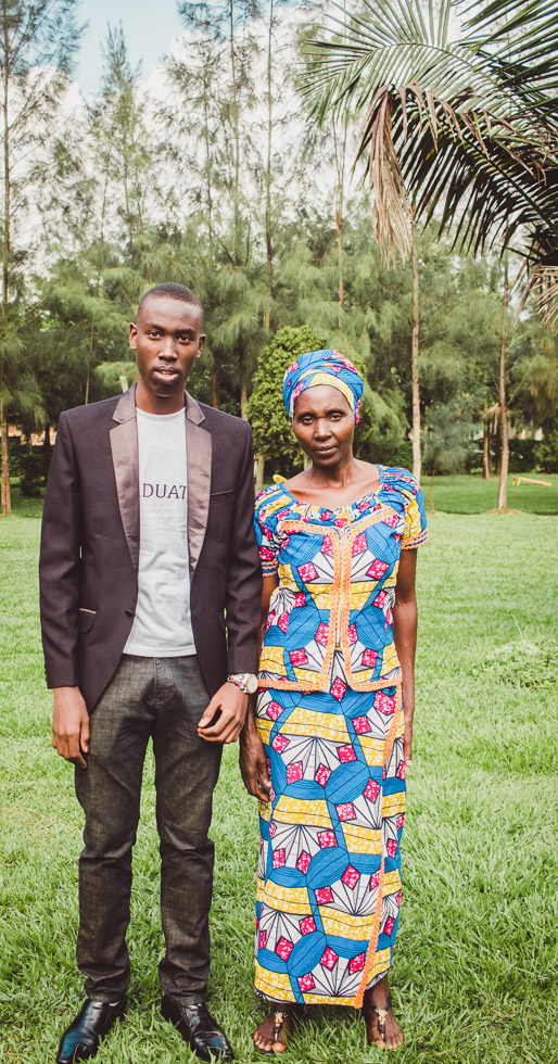 Portrait of Mother and son in Rwanda 