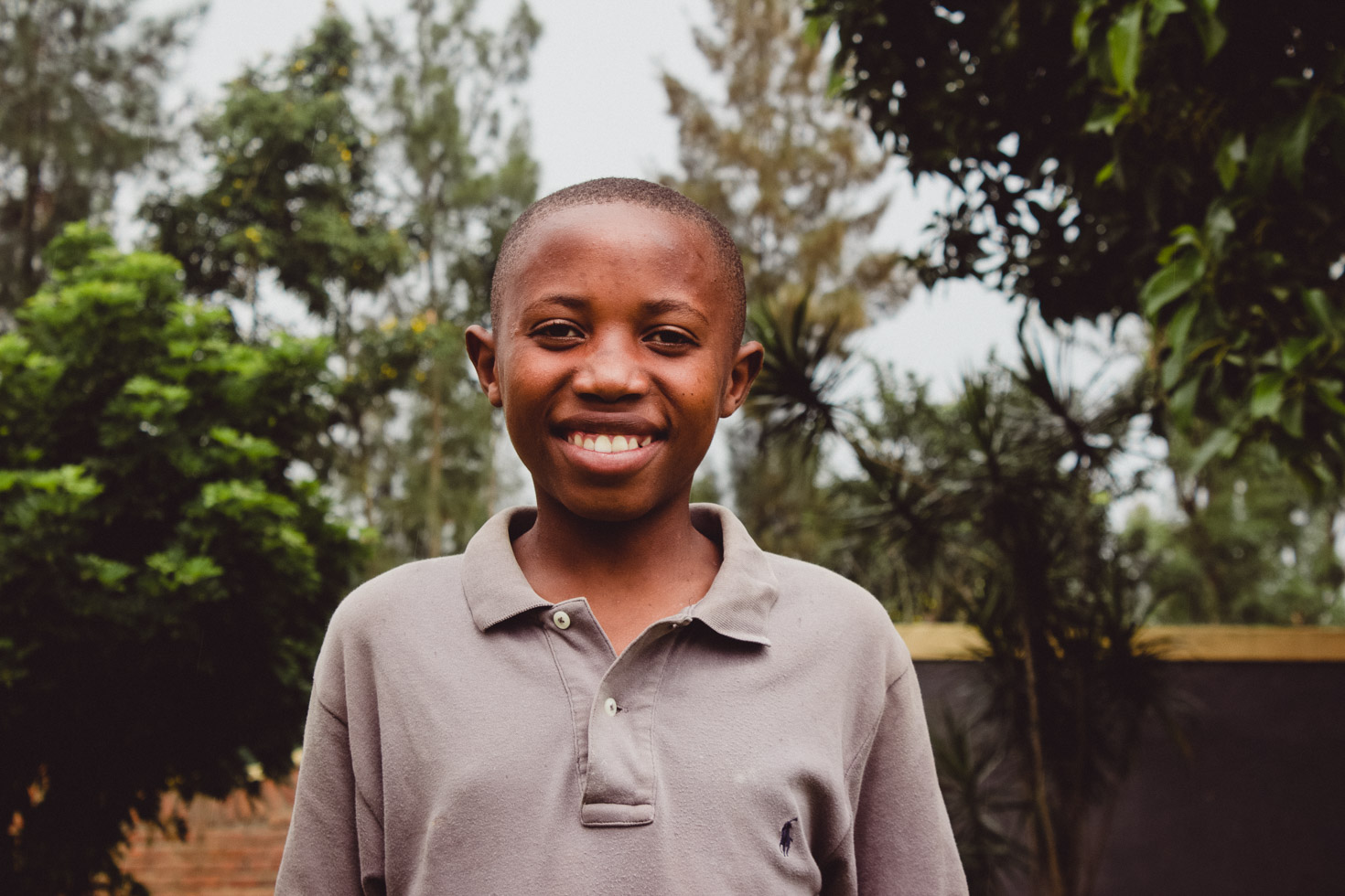 child at academy in Rwanda 