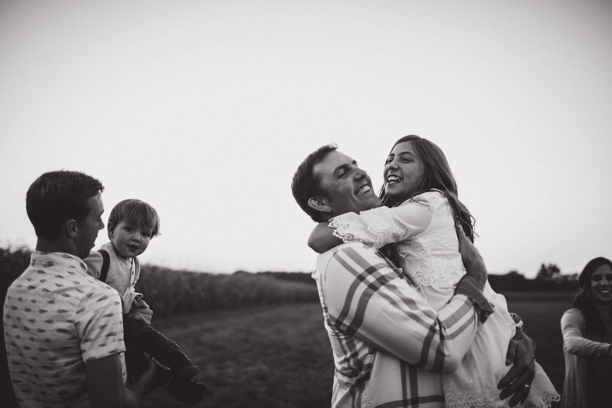 hugs of joy during dancing 