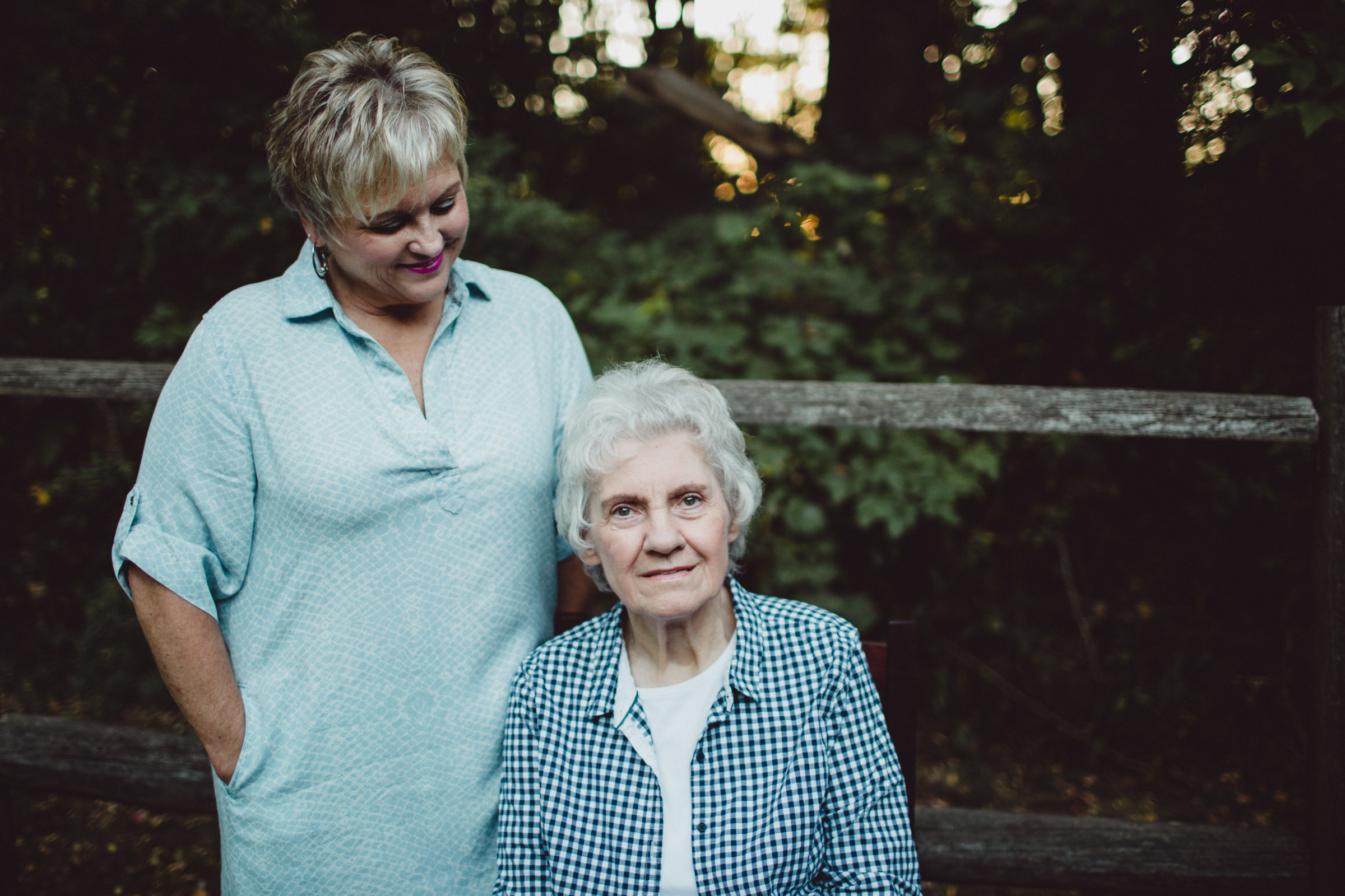 mother and daughter portrait 