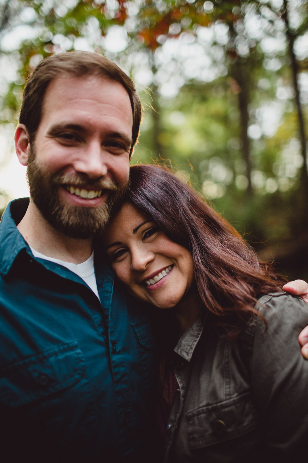 close-up portrait of couple 