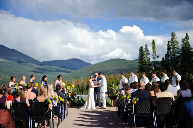 { REAL MOUNTAIN WEDDING } Lindsey + Jeff at Ten Mile Station in Breckenridge, Colorado.  Featured in The Knot Magazine, Part One.