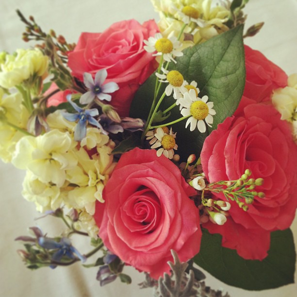 One of Katelyn's Bridesmaids Bouquets // #keystoneweddings #Keystone #Colorado #wedding #florist #bride #bouquet