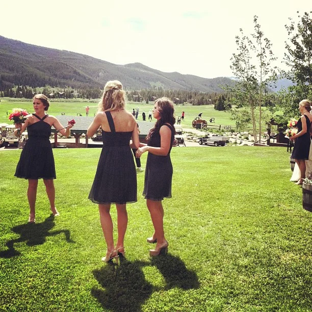 The girls are having way too much fun.