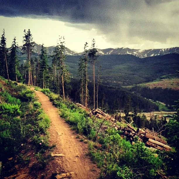 Breathin' hard. // #mountainbiking #summitcounty #sumco
