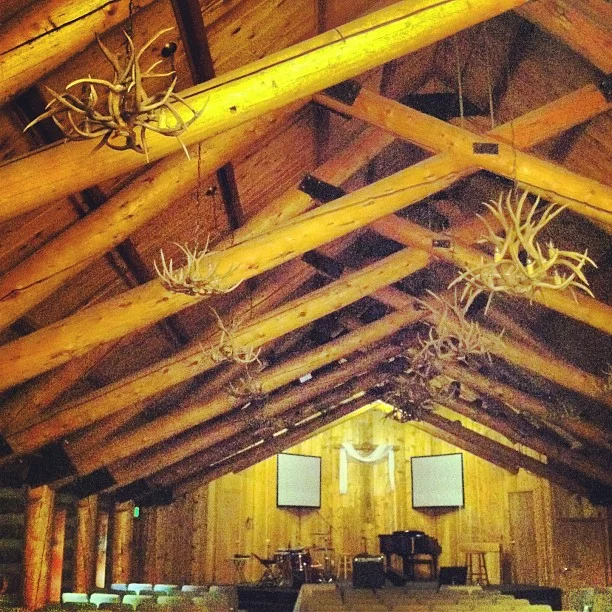 Inside the church. // #breck #wedding #venue #ceremony