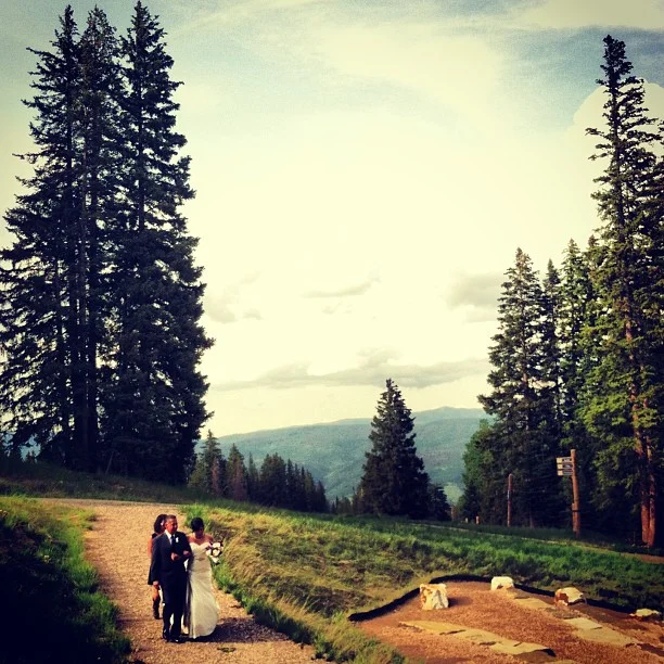 Here comes the bride! // #beavercreek #wedding