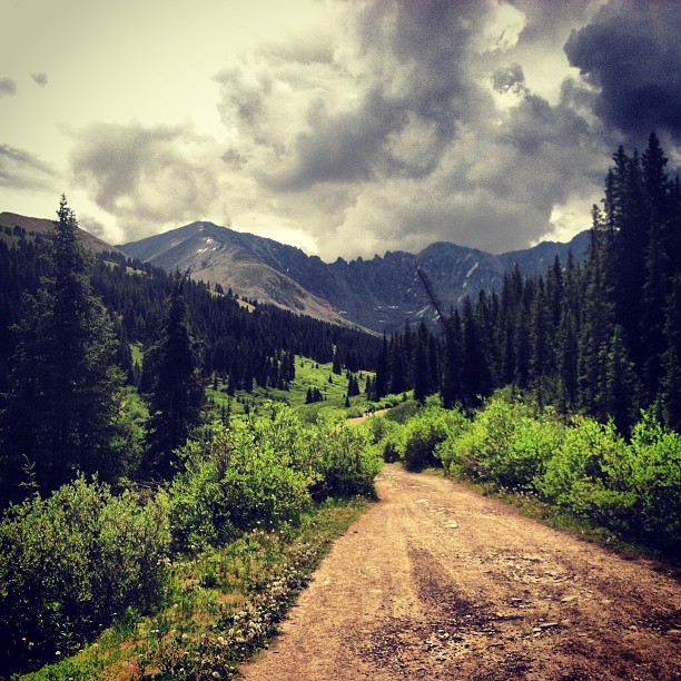 The entrance to a favorite hike to see wildflowers.