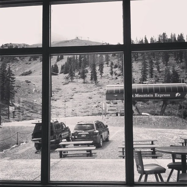 Drove up the mountain for today's job. // #wedding #sumco