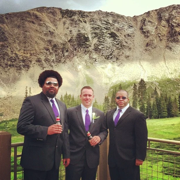 Groomsmen with mad style.