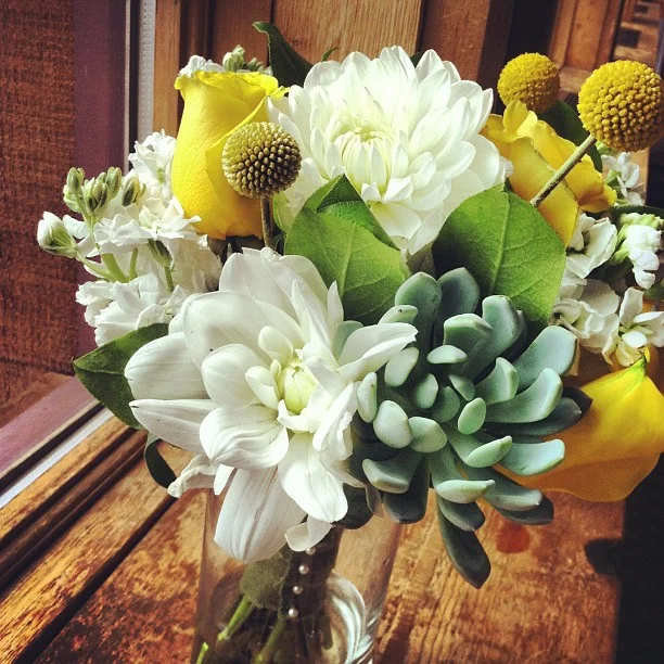 One of Stephanie's bridesmaids bouquets. How does it look?