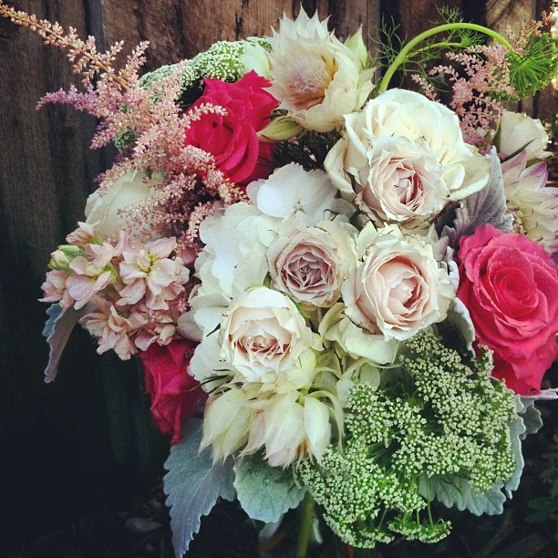 April's Bouquet // Flowers fr a wedding at the Ski Tip lodge at the @keystone_resort