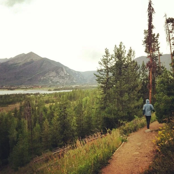 Kid-friendly hike overlooking the lake.