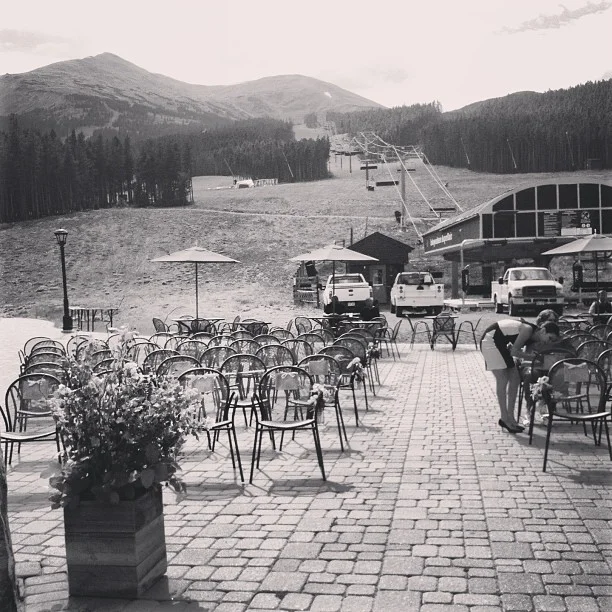 Almost game time. // #breckwedding #ceremony