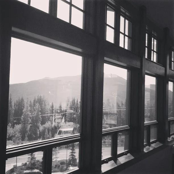 Baldy Mountain out the window. // #breckwedding #venue