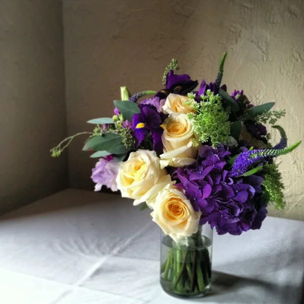 Carly's Bouquet // Flowers for a wedding at the top of Keystone.