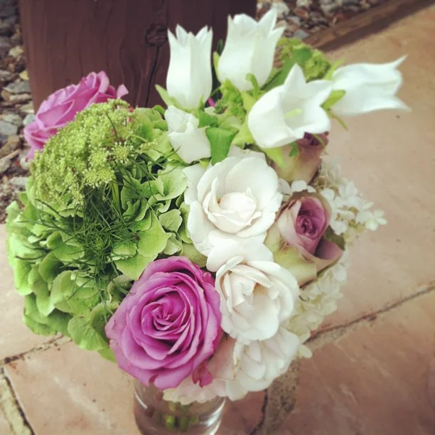 Here's one of Camille's bridesmaids bouquets. It's gorgeous! // #breckwedding