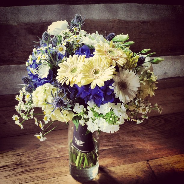 C.C.'s Bouquet // The band is talking Bruno Mars and Marvin Gaye practicing while I snap this shot.