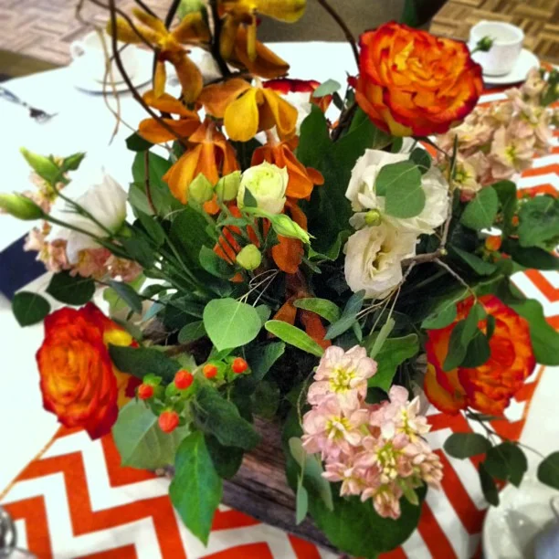Centerpieces for today's wedding in the #ImperialBallroom at #BeaverRun.