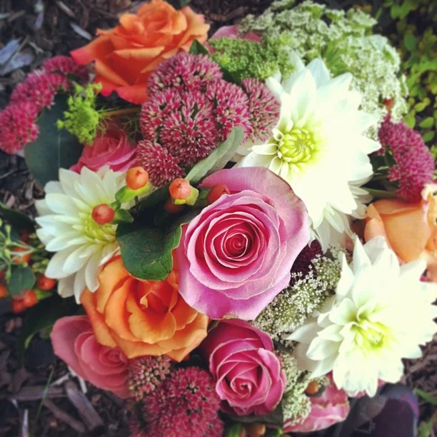 Rosemary's Bouquet // Flowers for a wedding at #Rubywood, a @paragonlodging property.