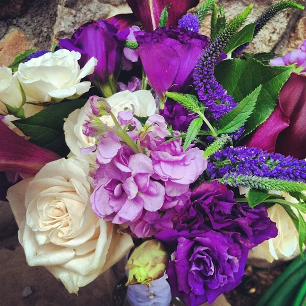 Melissa's Bouquet // Flowers for a wedding near the slopes of Peak 9. #breckwedding