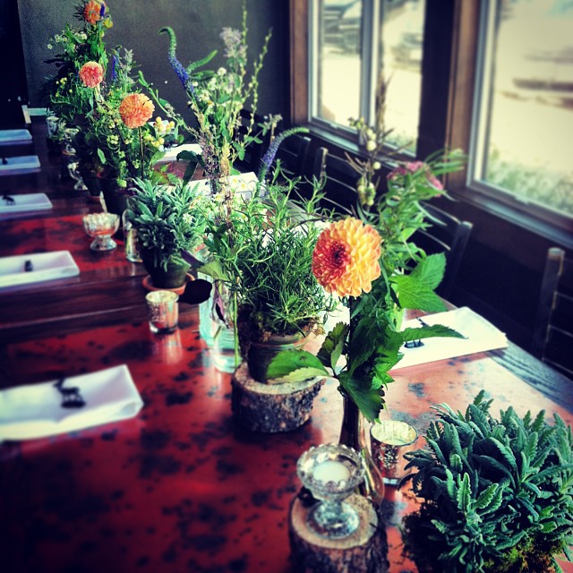 Ceremony at Sapphire Point, reception on Main Street in Frisco.