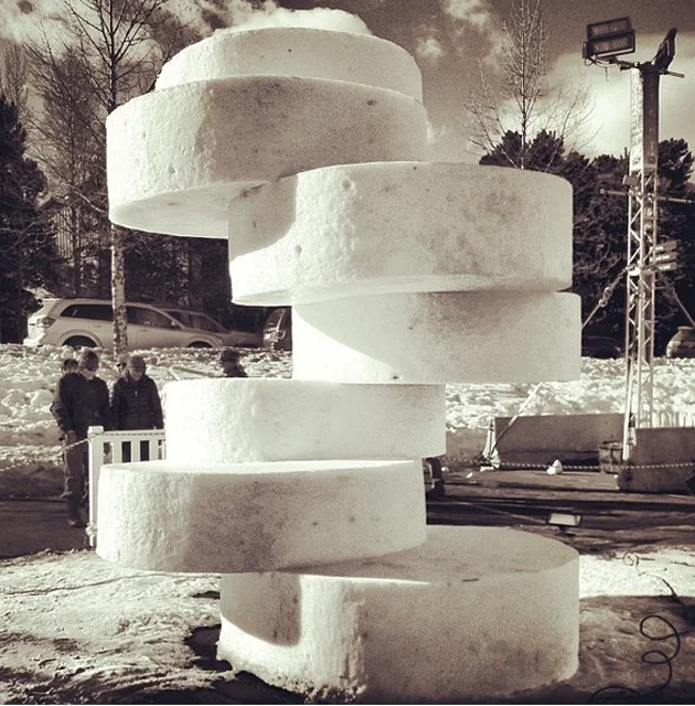 Highlights from the International Snow Sculpting Championships in Breckenridge, Colorado