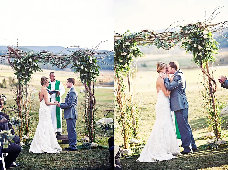 { Real Mountain Wedding } Carey + Taylor Keystone Ranch Wedding // Photos by Marianne Brown Photography