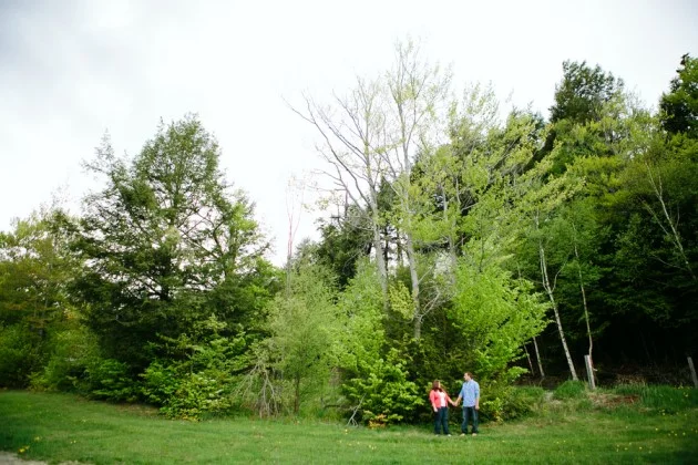 Kristin + Neil at the Sugarbush Resort in Vermont [Engagement]