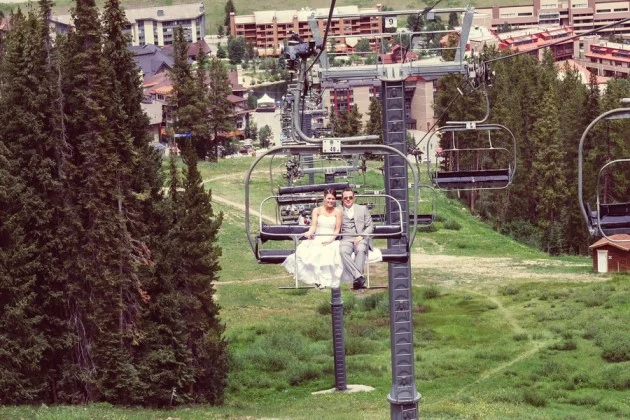 Domonique + Jack at the Grand Hall at Copper Mountain, Colorado