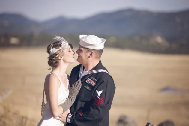 Amber + Josh: Navy Wedding After Session in Colorado
