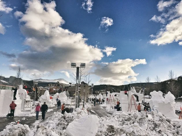 2015 International Snow Sculptures in Breckenridge, Colorado [Photo]