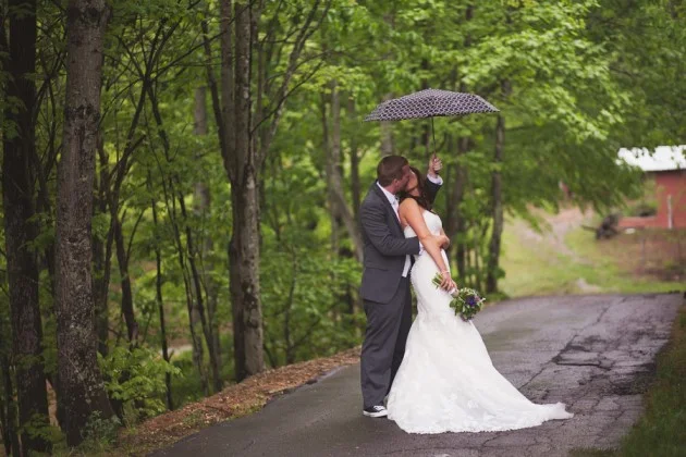 Lauren + Daniel at the Camp in Bat Cave, North Carolina