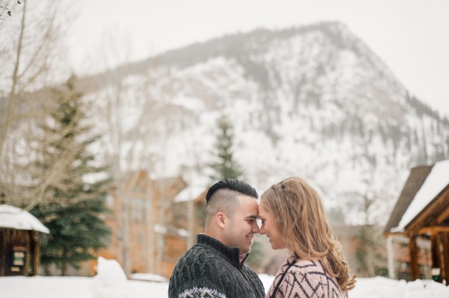 Erin + Andy: Frisco, Colorado Winter Engagement