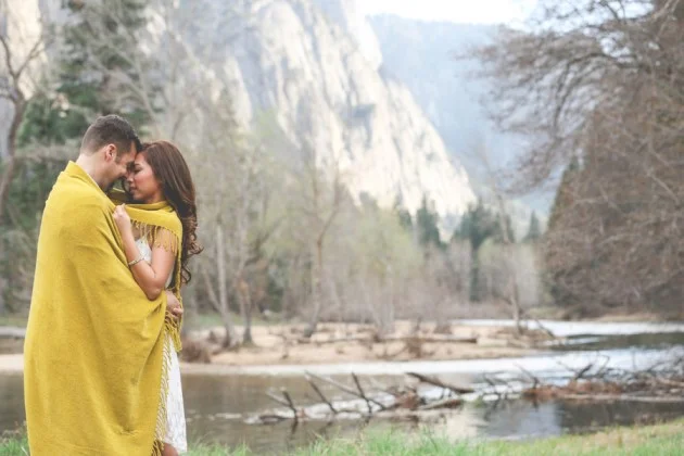 Christine + Thomas: Yosemite, California Engagement Photography